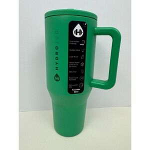 HydroJug Traveler 32oz Tumbler w/ Handle Clover Green Leak Proof NEW BPA Free